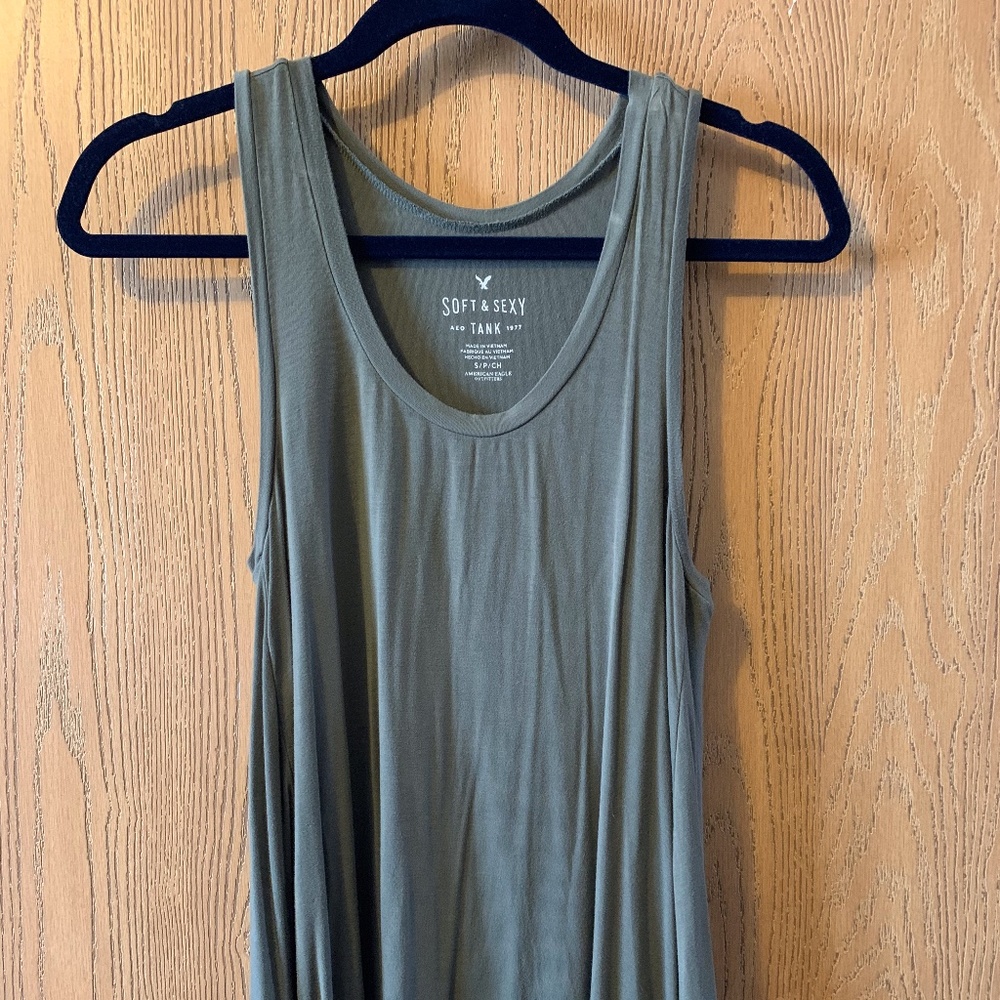 Olive Green AE Soft & Sexy Tank